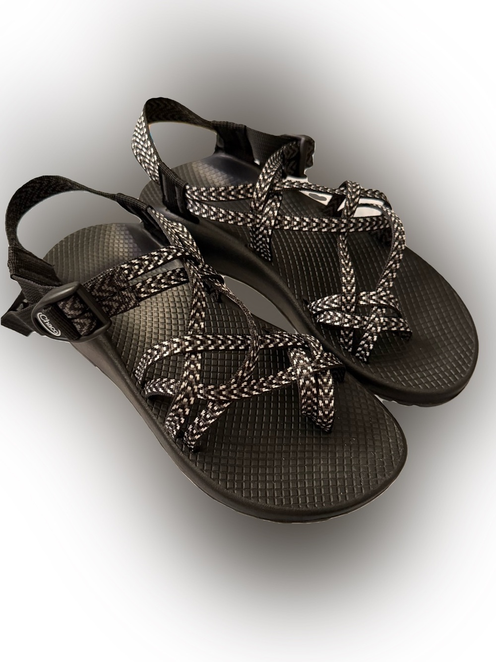 Chaco ZX2 Women 9 Classic Black Braided Sport Sandals NWOT